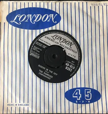 £2.75 • Buy The Ramrods - Riders In The Sky  C/w Zig Zag -  London Records HLU 9282 - 1960