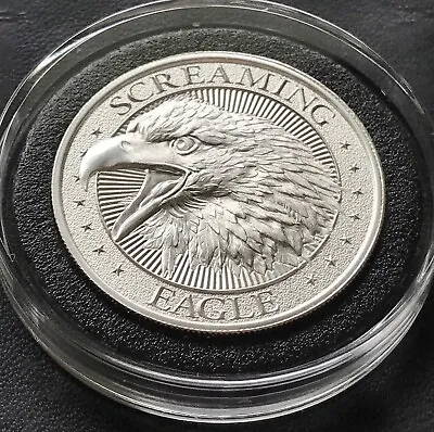 $89.99 • Buy Screaming Eagle 2 Oz 39mm .999 Fine Silver Art Medal Harley Davidson