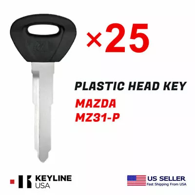 25X Mechanical Double-Sided Key Plastic Head Key For Mazda MZ31-P • $34.95