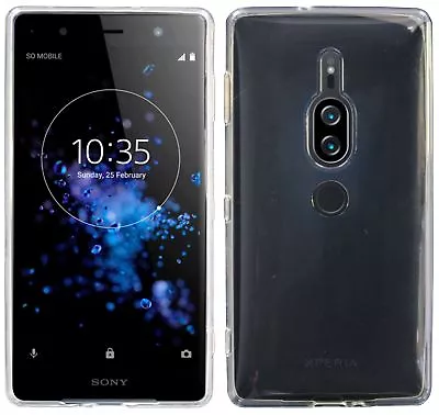 $12.49 • Buy Gel Silicone Protector Case Bumper Clear For Sony Xperia XZ2 Premium @ COFI