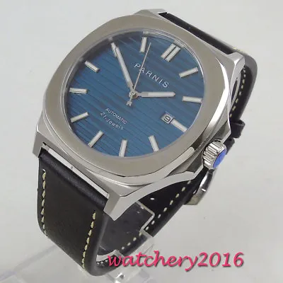 $95.04 • Buy 44MM PARNIS Dial Sapphire Glass Luminous Miyota Automatic Movement Men's Watch