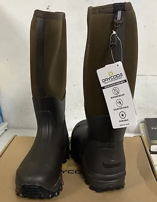 DRYCODE Muck Rubber Waterproof Rain Boots With Steel Shank Men's 9/womens 10 • $55.59