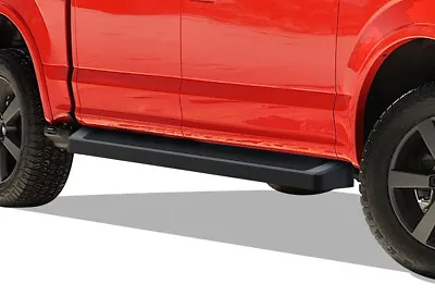 APS Black Running Boards Style Fit 15-24 Ford F150 SuperCrew Cab & 17-24 F250 • $209