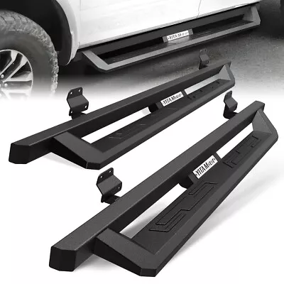 Running Boards For 2015-2024 Ford F-150 Super Cab Drop Side Step Nerf Bars Black • $223.90