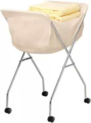 EasyComforts Laundry Cart With Wheels Collapsible With Removable Liner • $40.47