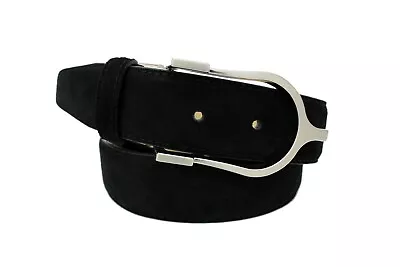 Marco Valentino Black Suede Men's Belt • $65