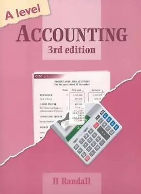 Letts A Level - A Level Accounting (3rd Edition) By Harold Randall • £3.50