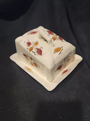 $25 • Buy Vintage Porcelain Ceramic Cheese Dish Keeper