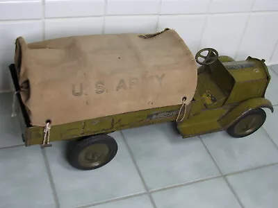 Rare Large Antique Original Keystone Packard No 48 Steel US Army Truck W/ Canvas • $841.46