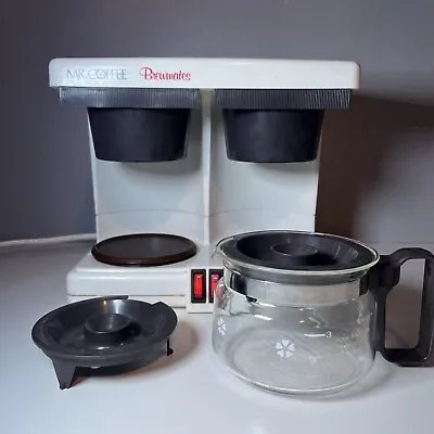 Rare Vintage Mr. Coffee JR44 Brewmates Dual 4 Cup Automatic Coffee Maker READ • $15