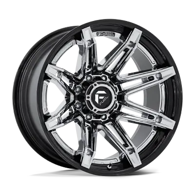 20 Inch Black Chrome Wheel Chevy GMC 2500 3500 Truck 8x180 Lug Fuel Brawl 20x10 • $615