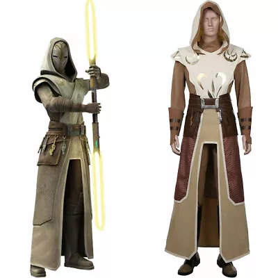 Star Wars The Clone Wars Jedi Temple Guard Cosplay Costume Outfit Full Set Men • $152.43