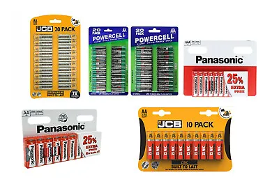 16 Powercell AA AAA Battery 1.5V Heavy Duty Batteries Value Pack Triple A JCB • £4.49