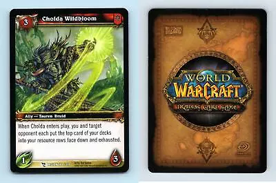 Cholda Wildbloom #180/319 March Of The Legion Common Warcraft 2007 TCG Card • $2.09