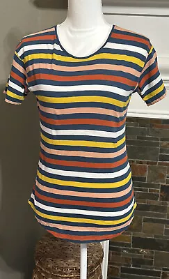 Madewell Womens Short Sleeve TShirt Tee Striped Size XXS Casual Summer • $15.40