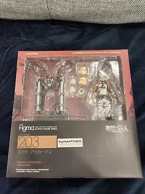 Figma Attack On Titan Mikasa Ackermann Max Factory -- NEW • $100