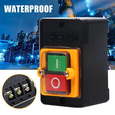 Motor For 10A 380V KAO-5 Drill Switch ON/OFF Water Proof Machine Push Button • £6.39
