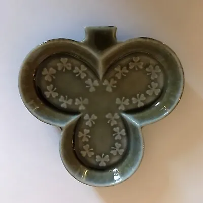 Vintage Wade  Irish Coarmagh 3 Leaf Clover Shamrock Trinket Dish Ireland • £7