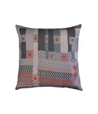   Vintage Liberty Bauhaus Fabric Collier Campbell 70's Cushion Cover Grey/brown • £32.99