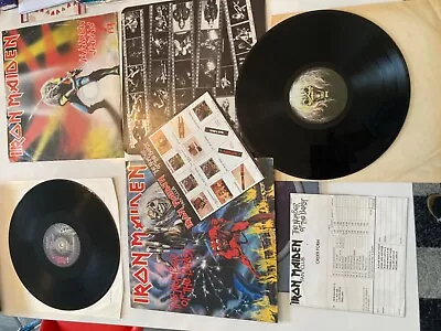 Iron Maiden Rare Orig Pair Vinyls Lp/ep Beast Lp Maidenjapan Emi N/excel Lot Gb • $19.89