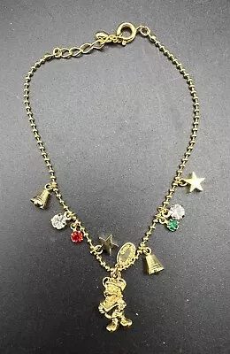 Vintage Mickey Mouse Charm Bracelet Bells And Stars  • $12.99