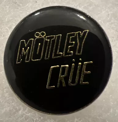 Motley Crue Vintage Metal Rock Roll Band Music Lapel Round Pin • $15.95