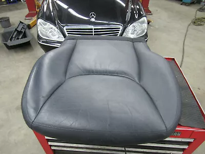 00-02 Mercedes W220 Black Leather Front Lower Seat Cover Right/Passenger W/ Pad • $79.99