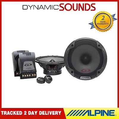£89.99 • Buy Alpine SPG-17CS 17cm 6.5  Component 2-Way Component Car Speakers Kit 280W