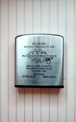 Vintage Barlow Mini Pocket Tape Measure Advertising Hillsboro Wood Products Inc • $14