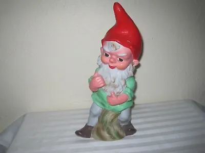 Vintage Heissner 10  Fishing Garden Gnome #941 -West Germany • $36.95