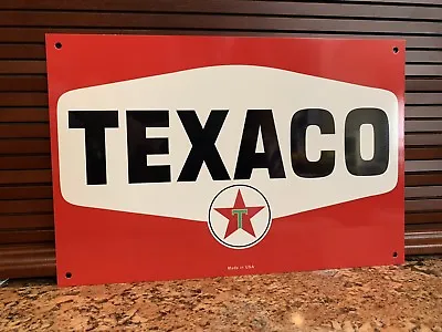 Texaco Vintage Style Metal Advertising Sign  Oil Gas Gasoline • $19.99