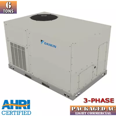 Daikin 6 Ton Packaged Air Conditioner Light Commercial Multi-Speed ECM 2100 CFM • $5700