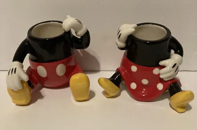 Disney Theme Parks Mickey And Minnie Mouse Collectible Shot Glass (Pair) Rare • $45