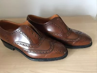Men's Richleigh Tan Leather Brogues 7- Stunning Shoe - Leather Sole See Note • £10