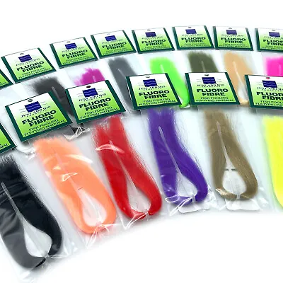 FLUORO FIBRE - Just Add H2O Fly Tying Super-Fine Fiber 15 Colors Available NEW! • $8.99