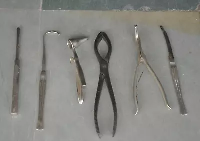 6 Pc Vintage Iron Handcrafted Different Medical Instruments • $54