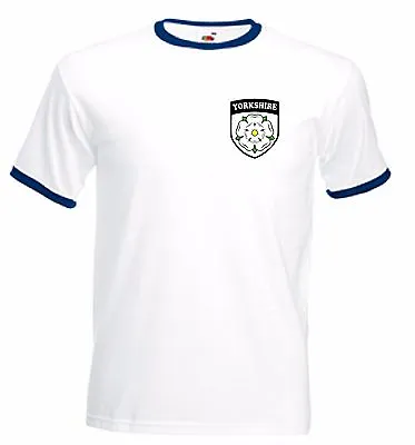 York Yorkshire White Rose T-Shirt - Ideal For Fans Of Cricket Team - All Sizes • £12.96