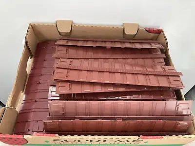 Bachmann G Scale Boxcar Freight Rail Train Box Car Roof Top Tuscan Brown Like • $9.99