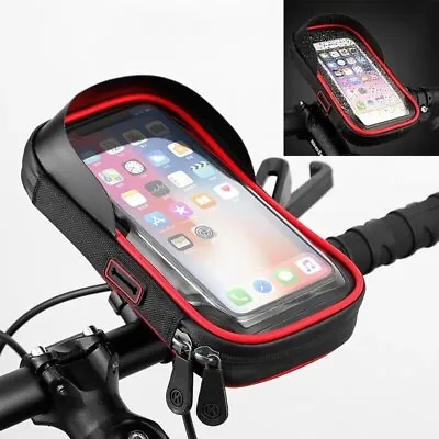 6.4 Inch Sturdy Rain Waterproof Phone Holder Case For Bike And Motorbike • $19.42