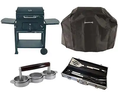 £149.95 • Buy Charcoal Barbecue BBQ Grill Smoker Plus Cover And Free Tools