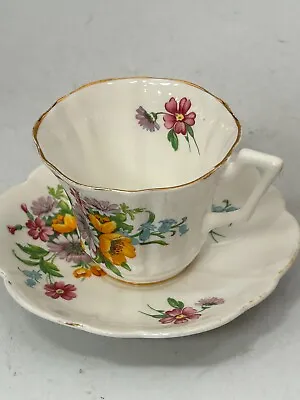 £8.99 • Buy Regency White Floral Bone China  Decorative Tea Cup & Saucer Dining Set #LH