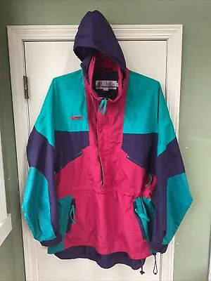 Vintage 90s Columbia Mens XL Radial Sleeve Pullover Ski Snowboard 1/4 Zip Jacket • $49.99