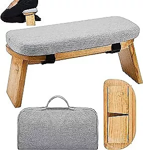 Meditation Bench With Carrying Bag Meditation Kneeling Stool Portable Yoga  • $56.23