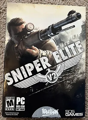 Sniper Elite V2 (PC Game 2013) No Manual Mint Disc. • $2.95