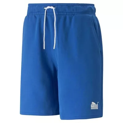 Puma Tmc X Everyday Hussle Sweat Shorts Mens Blue Casual Athletic Bottoms 539492 • $39.99