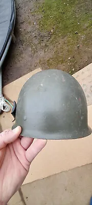 ***Vintage Swedish Military Steel Helmet M/59 ( SW-M6 ). • £20