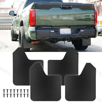 4Pcs Wide Rally Mud Flaps Splash Guard Mudguard Fit For Toyota Tundra 2007-2023 • $29.36