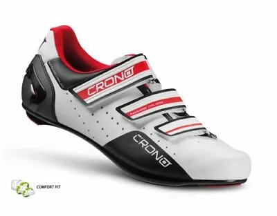 NEW Crono CR4 Road Cycling Shoes - White (Reg. $140) Italian Sidi Gaerne Giro • $80