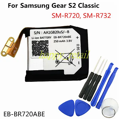 New Battery EB-BR720ABE For Samsung Gear S2 Classic SM-R720 SM-R732 250mAh • $10.99