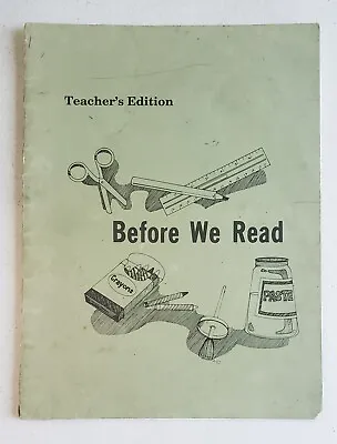 $6.99 • Buy Rod & Staff  Before We Read  Preschool Workbook Teacher's Edition